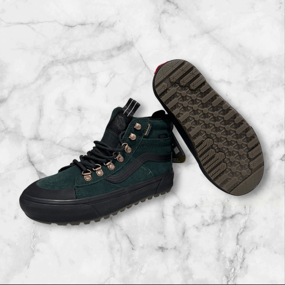Vans Sk8-Hiβ MTE DR Scarab Green Sneakerboot Waterproof Insulated Men's Size 3.5